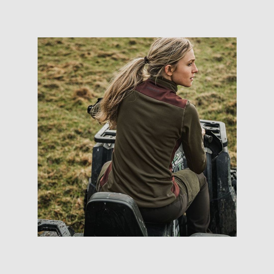 Women's blouse ODA Willow Green HARKILA, image 6 of 10