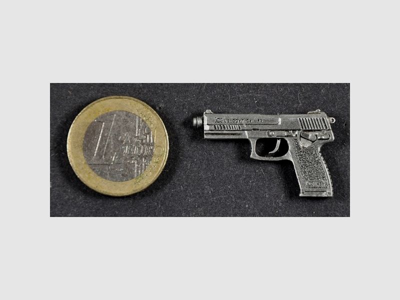 H&K SOCOM Pistole als Metall-Anstecker