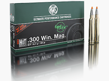 CAL. 300 WIN MAGNUM RWS ST 165 GRANI confezione 20 Pz.