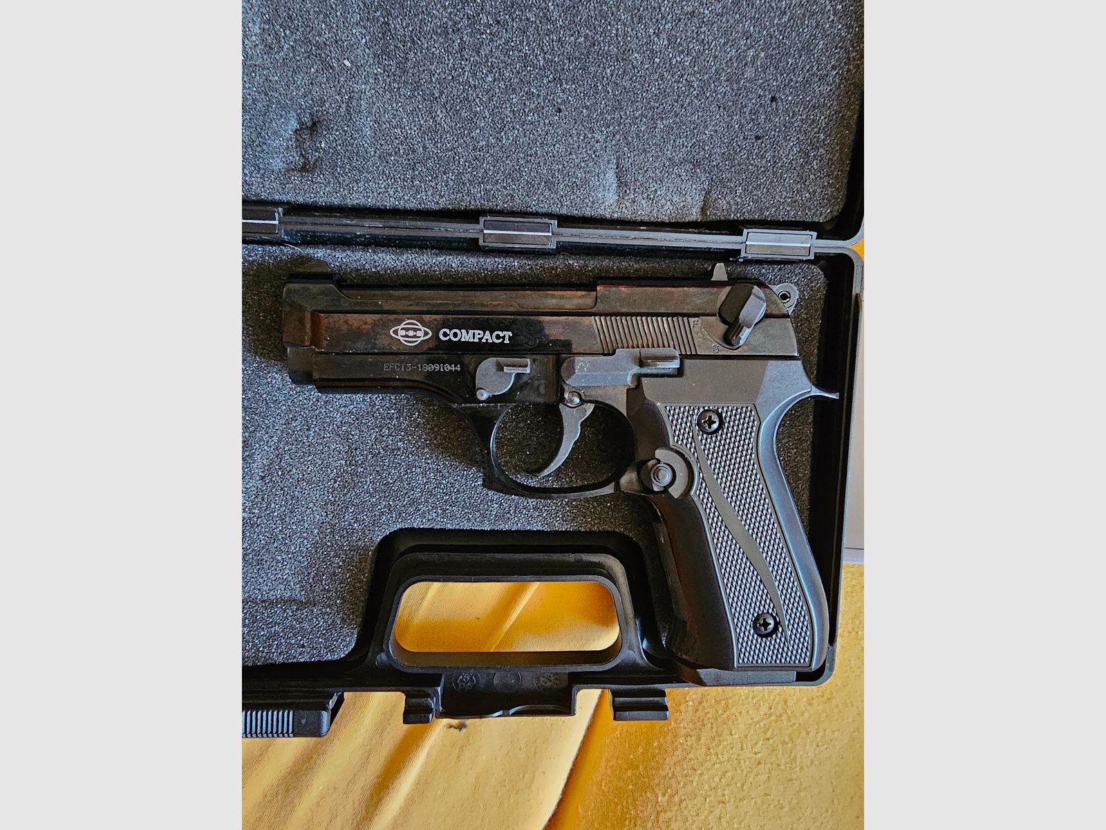 Ekol Firat Compact 9mm P.A.K. black with holster