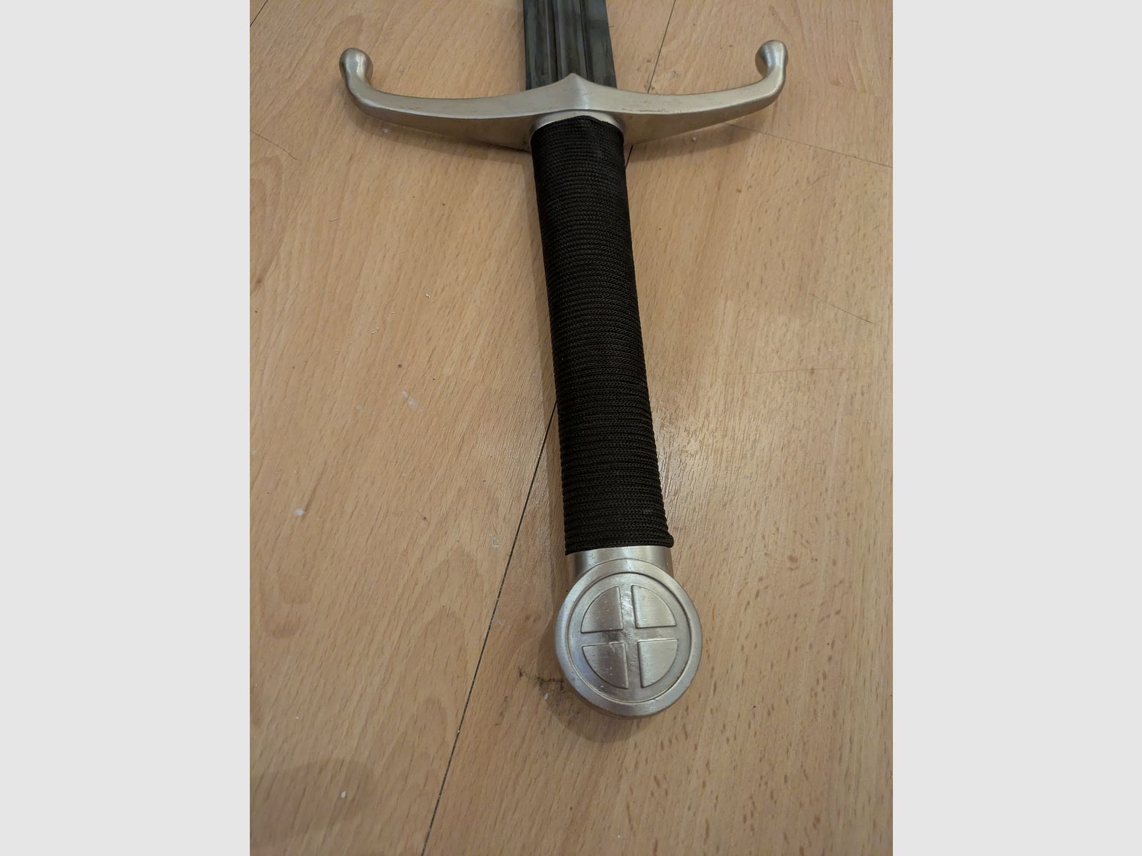 Épée médiévale avec fourreau - env. 80 cm de lame - Noir