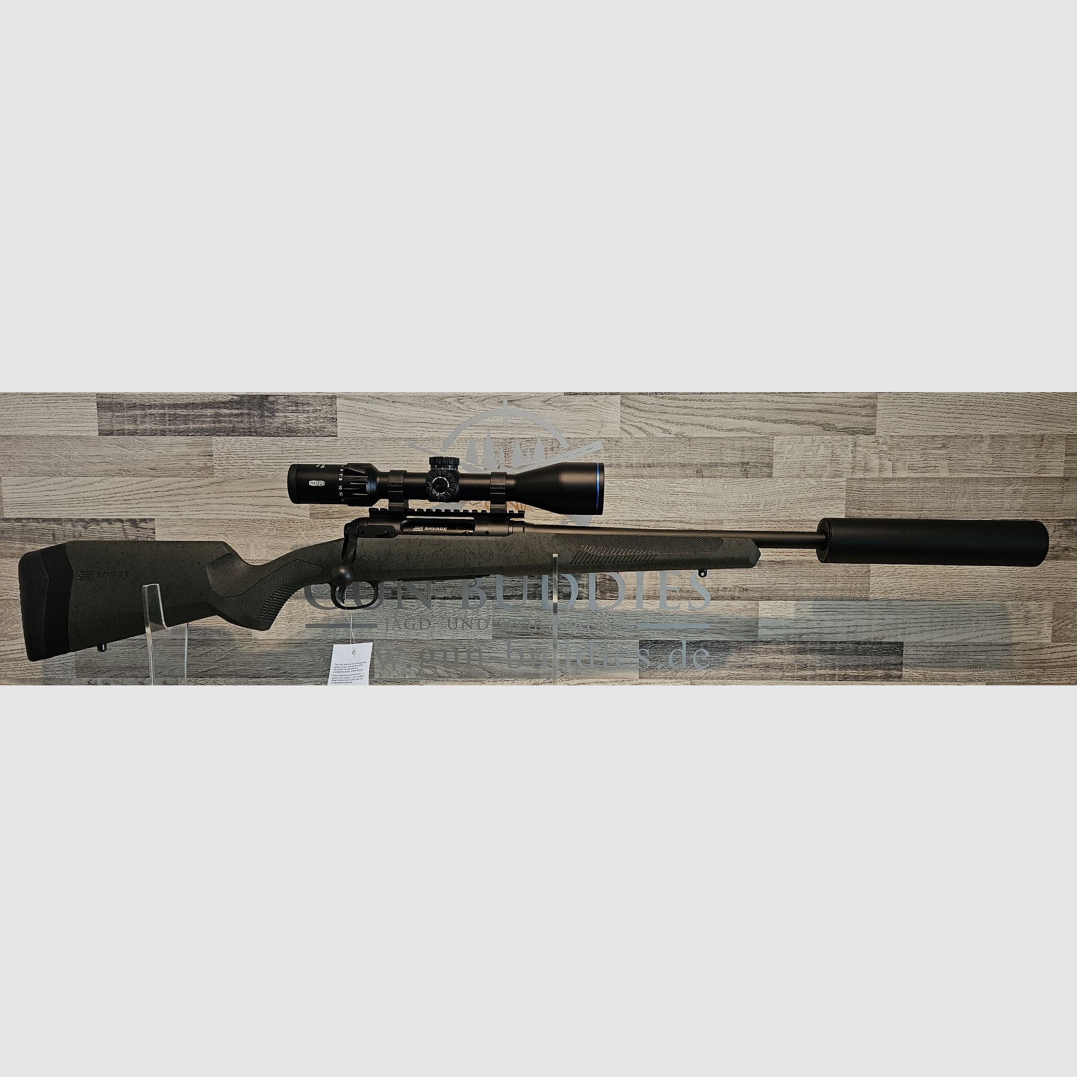 Savage 110 Hog Hunter 2.0 Kal. .308 + Zielfernrohr Meopta 3-15x50 + Schalldämpfer - Neuware vom Fachhandel