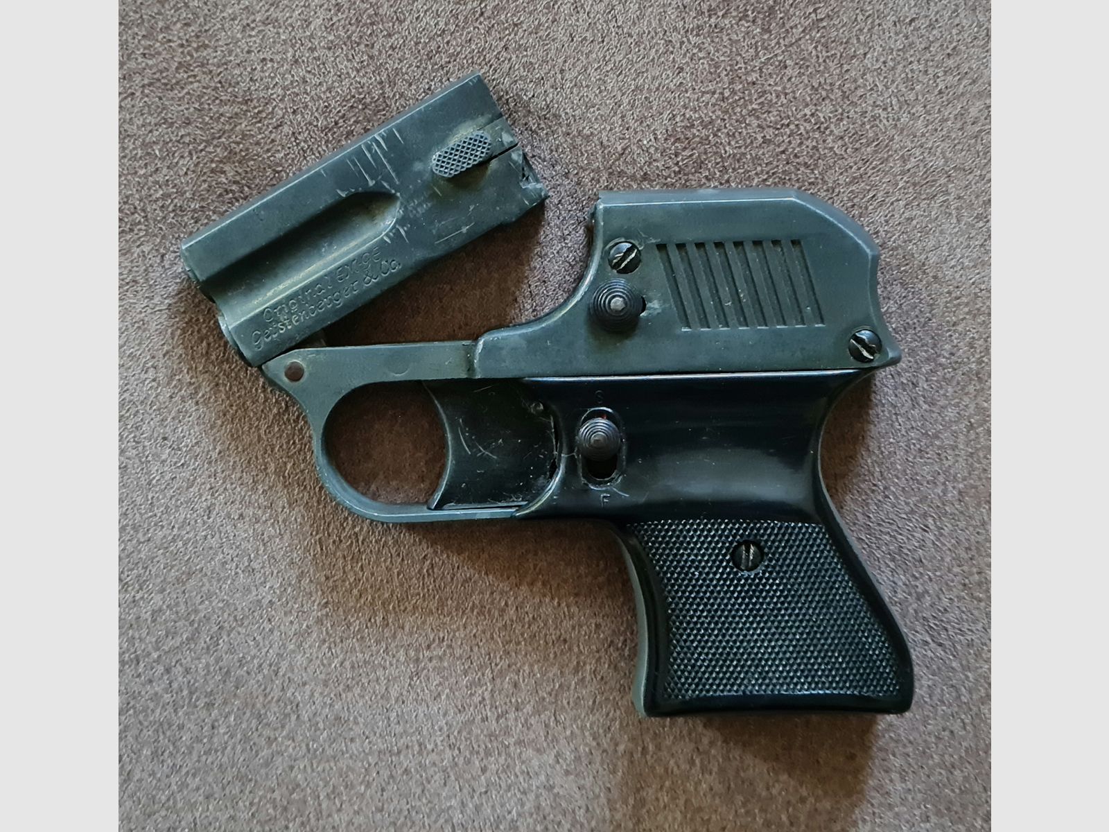 Seltene Gaspistole Gerstenberger Derringer