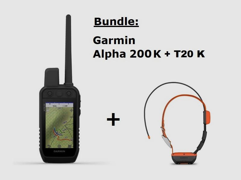 Garmin Alpha 200 K / T20 K GPS - Hundeortung SET!
