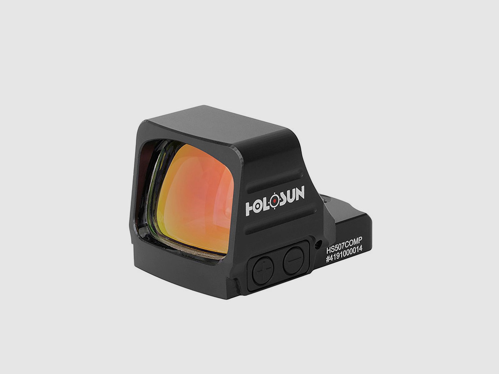 Holosun HS507COMP Offenes Reflex Rotpunktvisier mit wechselbarem Absehen (2MOA Punkt, 8/20/32MOA Kreis)
