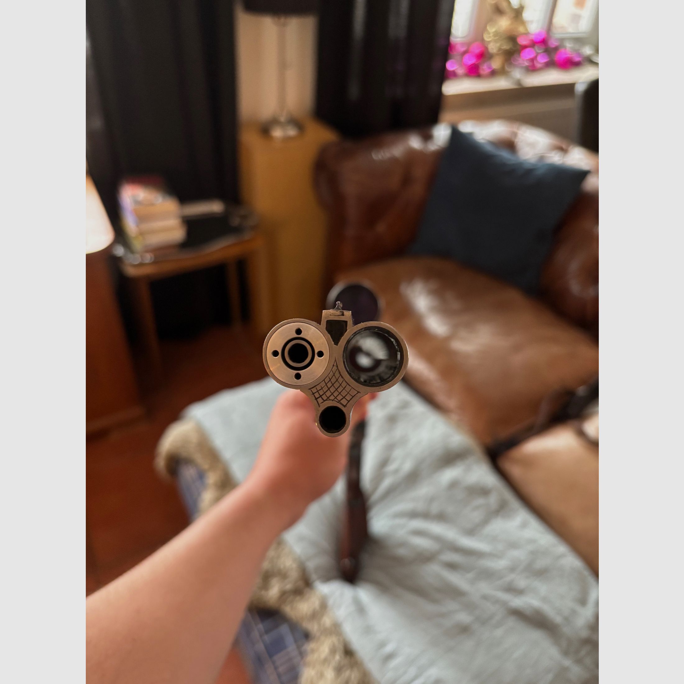 Merkel Drilling mit moderner ZF-Montage und LL-EL im Rehwildkaliber