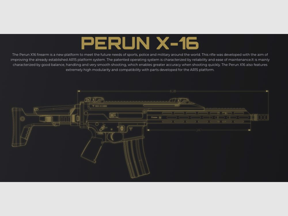 TINCK Arms d.o.o. PERUN X-16