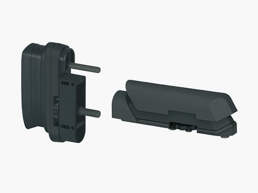 Amoeba Schaftbacke + Schaftkappe Striker S1 schwarz