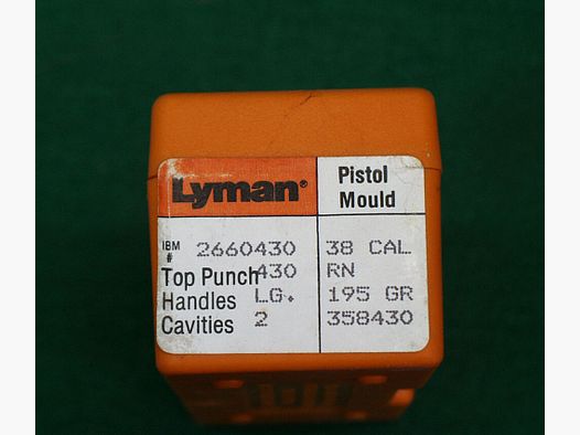 Lyman  Mold Cal.38
