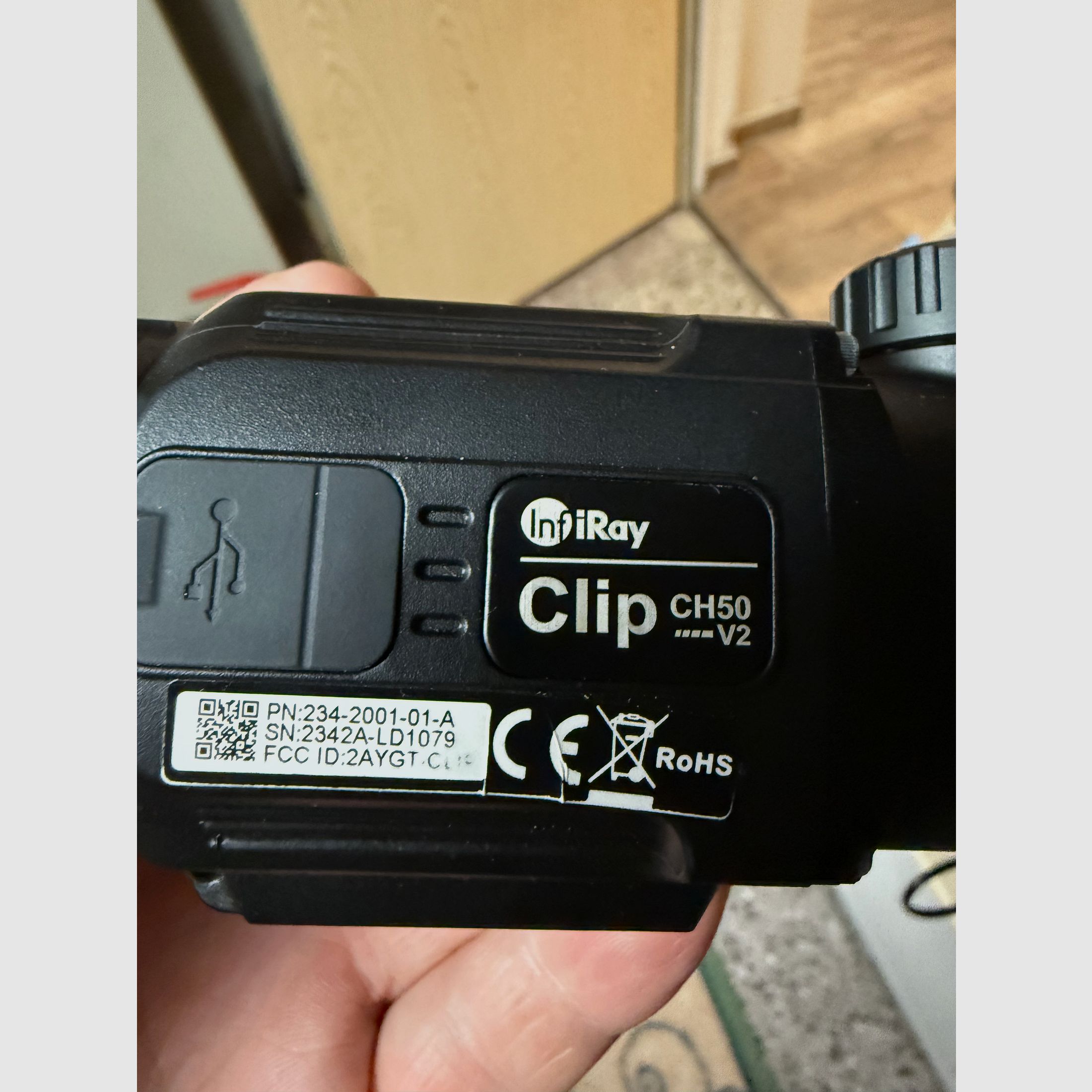 Dispositivo termico da puntamento, InfiRay Xeye CH 50 V2, immagine 1 di 4