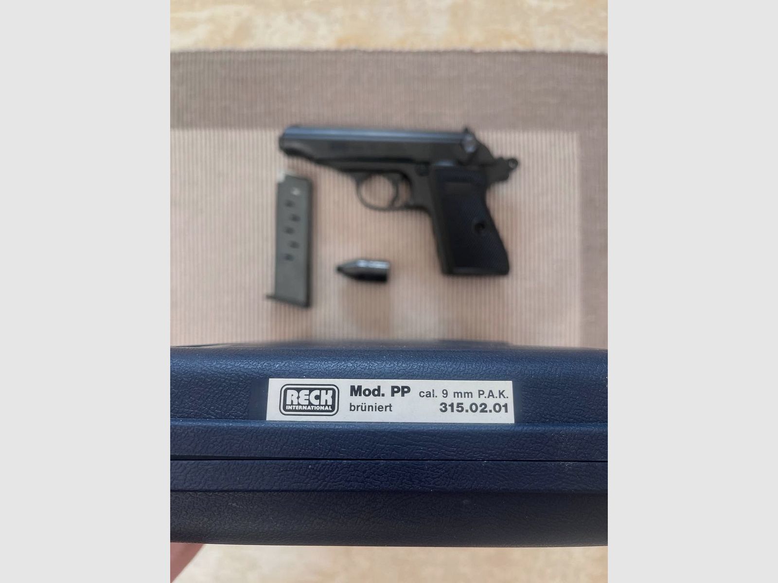 RECK Mod. PP cal.9 mm P.K.A