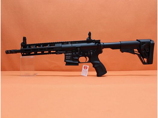 HAENEL Ha. Rifle .223Rem HAENEL CR223 Sistema de pistón de gas AR-15, cañón de 10"/ Sistema de riel KeyMod 2/ Culata retráctil