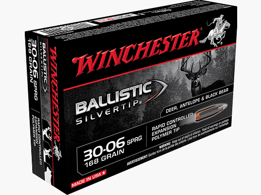 Winchester Ballistic Silvertip .30-06 168gr. -20uds