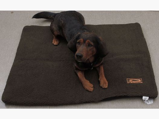 Hundedecke Faserpelz Größe 70x100cm Knappworst