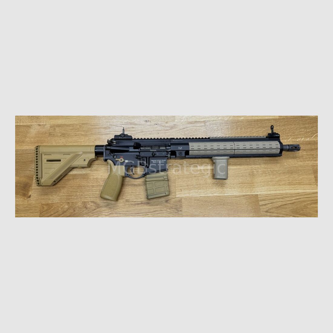 Heckler & Koch GmbH MR223 A3 Sport 14,5" MGBs speciale versie - lange handguard - QD eindplaat - handstop - blast can