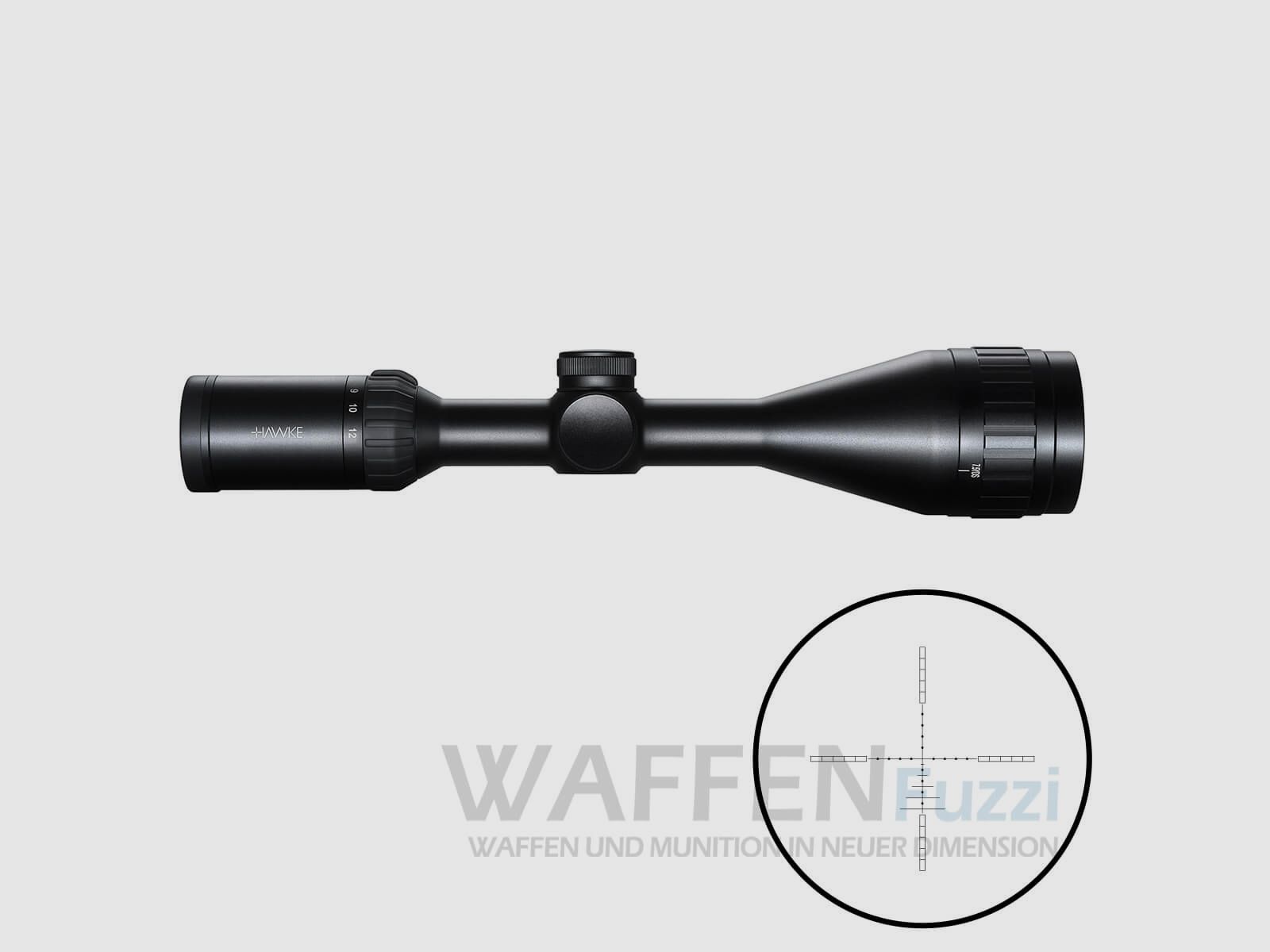 Hawke Airmax 4-12x50 AMX Absehen für starke Luftgewehre - 10 Jahre Garantie