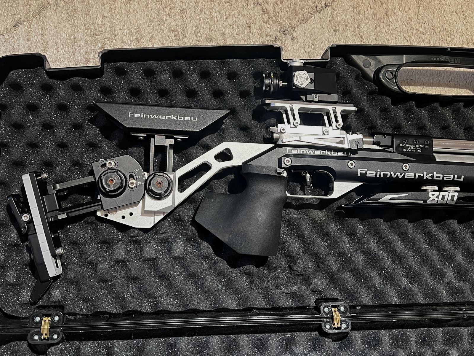 Complete package Feinwerkbau 800 Alu + Gehmann 6-color filter + TEC-HRO tripod 2.0