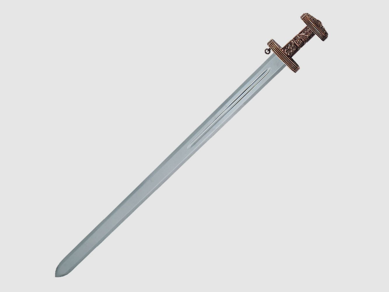 Wikingerschwert mit Griffdesign in Bronzefinish