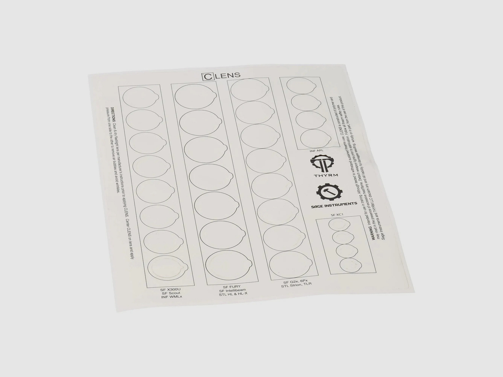 Thyrm Schutzfolienset Clens Lens Protectors
