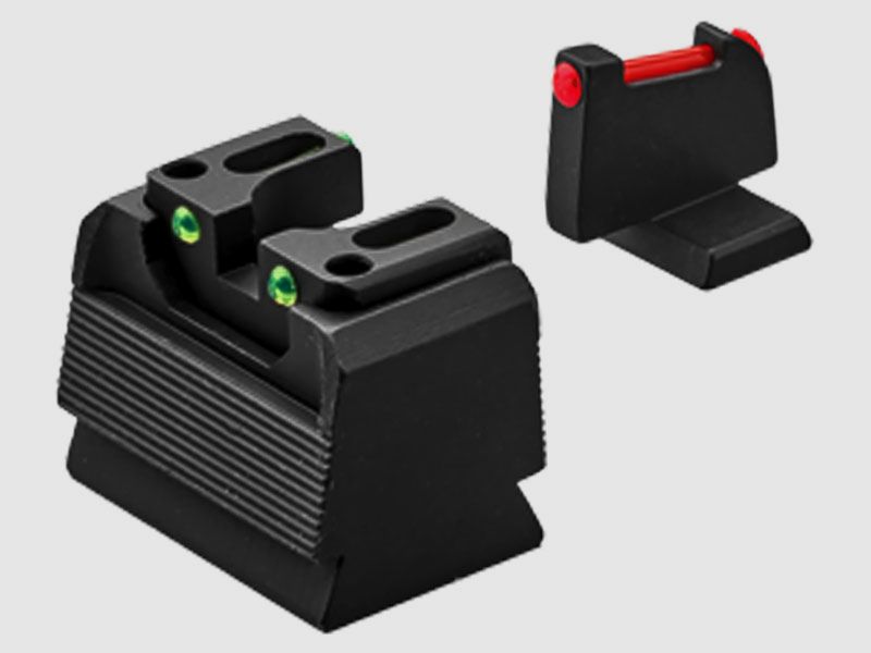 LPA Sights Red-Dot compatible sight RDF Fiber-Optic Green-Red for WALTHER PDP OR