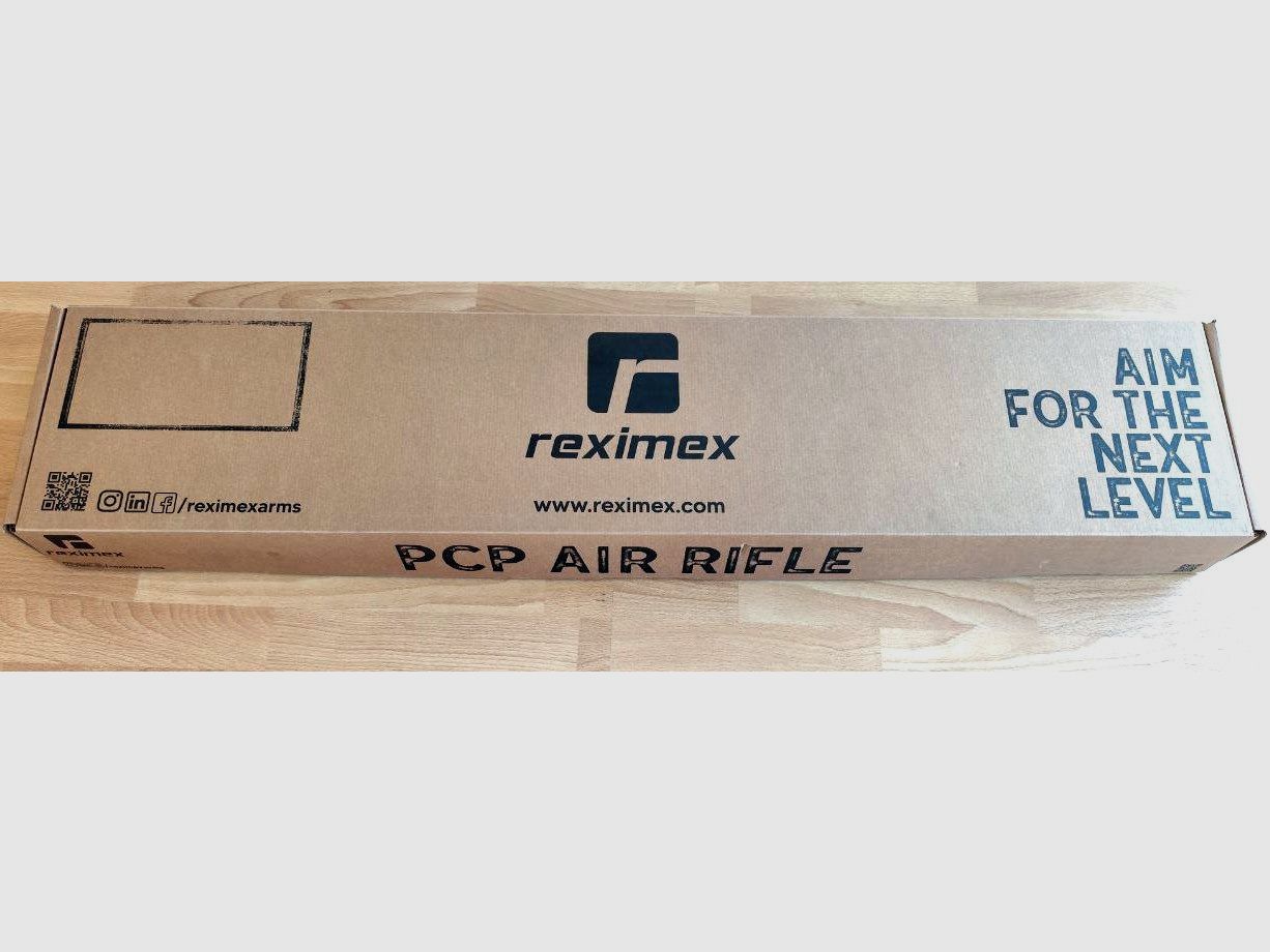 Reximex Daystar in 4,5mm mit Zielfernrohr, Zweibein, Tragegurt, zwei Magazinen und Exportkit