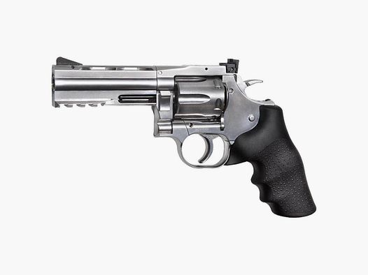 Replik Airsoft Revolver ASG Dan Wesson 715 CO2 Silber 4 Zoll - Präzision und Leistung - Für realistische taktische Spiele