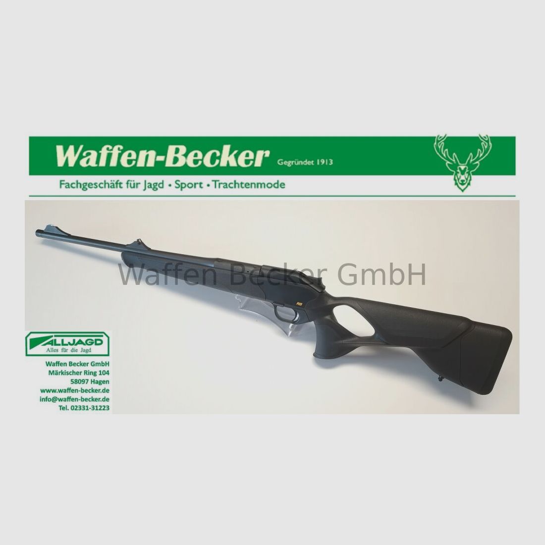 Blaser	 Geradezugrepetierer Blaser R8 Ultimate black Kal. .308Win. 52cm LL, M15x1 Gewinde