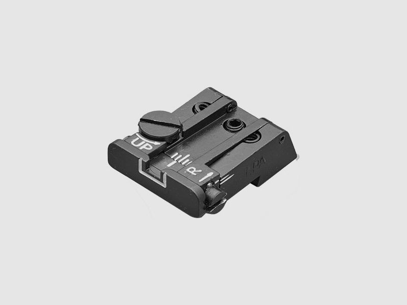 LPA TPU89BZ18 mira micrométrica ajustable para CZ Shadow, Shadow 2, P09 Kadet – Contorno Blanco