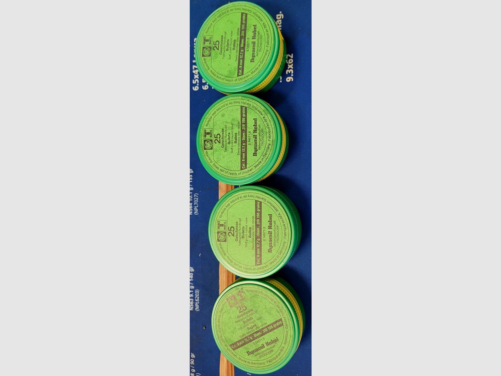Proiettili RWS .318 cal. Drilling 8mm TM caccia 92 pz., immagine 1 di 2
