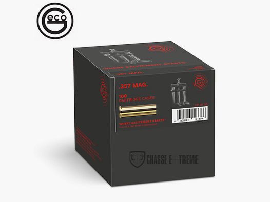 100 Hülsen GECO Kal. 357 Mag
