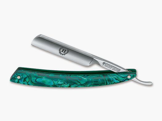 Rasiermesser 4/8 Abalone Mini französischer Kopf