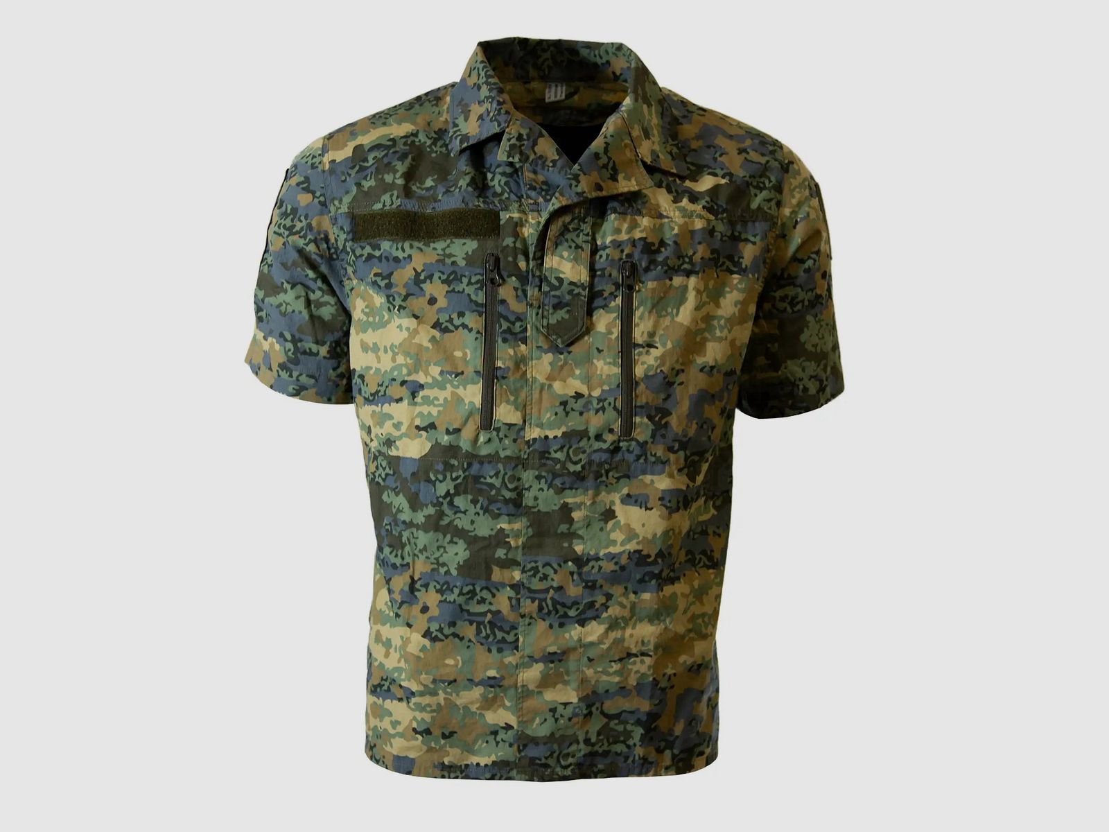 Chemise de Champ à Manches Courtes des Forces Armées Autrichiennes en État Comme Neuf Austrotarn (03 camouflage)