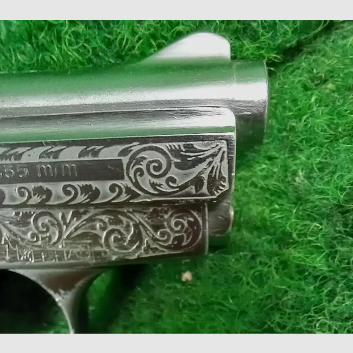 Grawerowany pistolet 6,35mmBrowning Renato Gamba