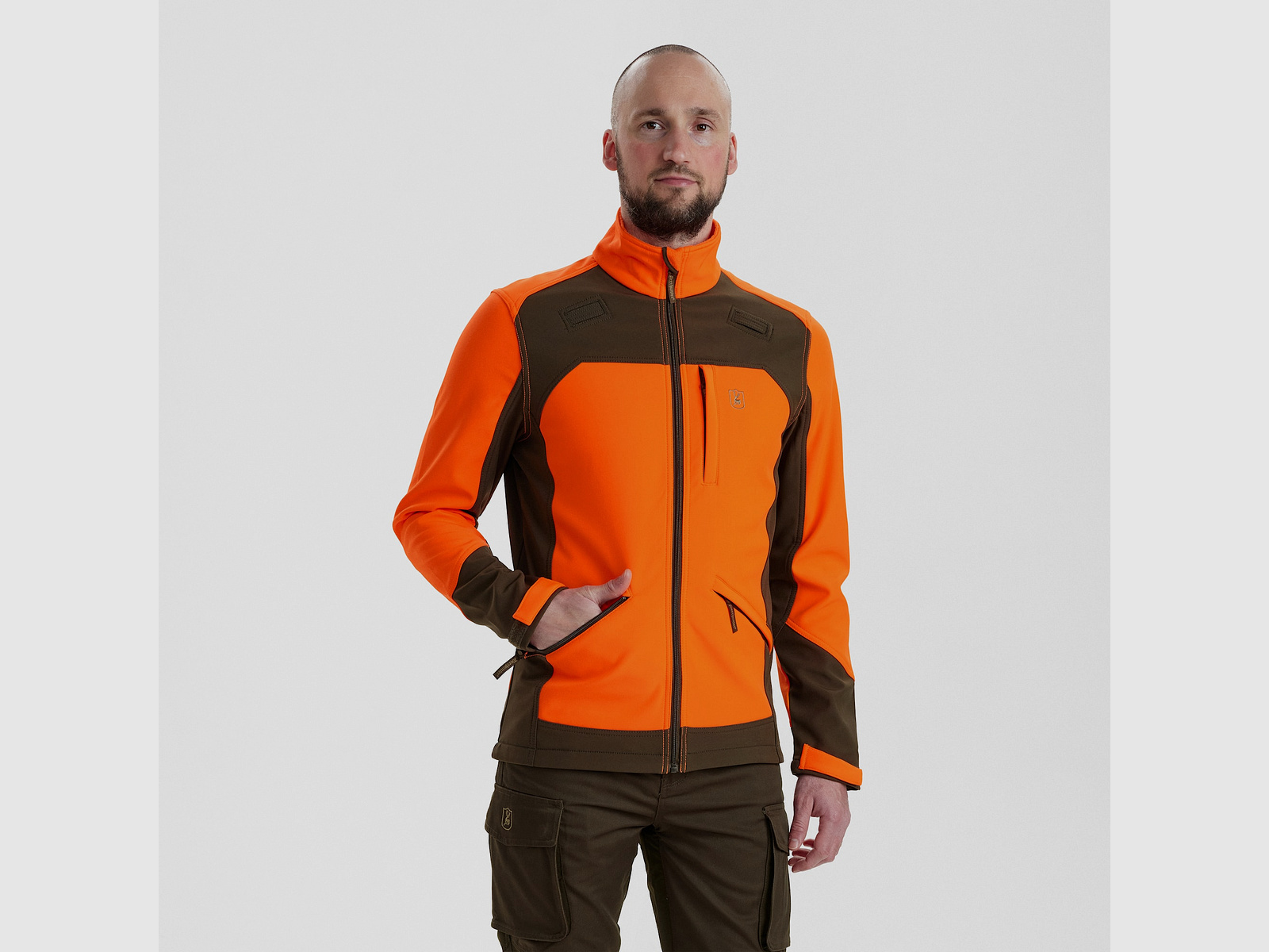 Chaqueta Softshell Deerhunter Rogaland Naranja 5XL