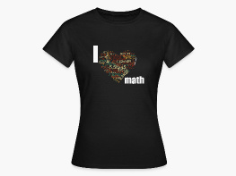 i love math - Frauen T-Shirt Schwarz