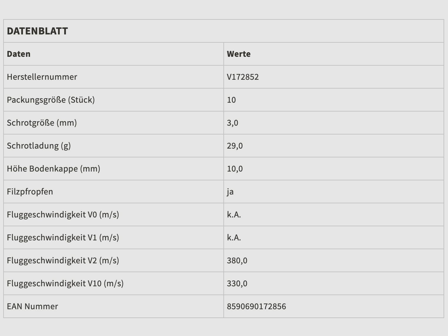 Sellier & Bellot 107458 16/65 Rood/Zwart 3,0mm 28,4g Hagelmunitie 10 Stk.