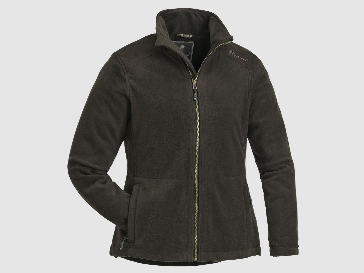Veste en polaire pour femmes Pinewood Retriever Taille : S, Couleur : Noir / Noir