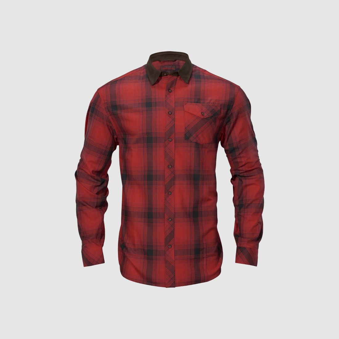 Härkila Driven Hunt red/black Flanellhemden Herren