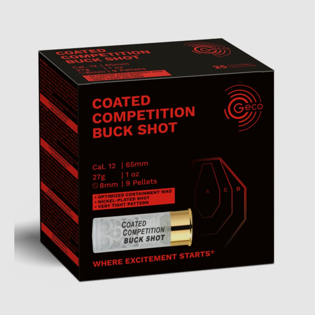 GECO Coated Competition Buck Shot