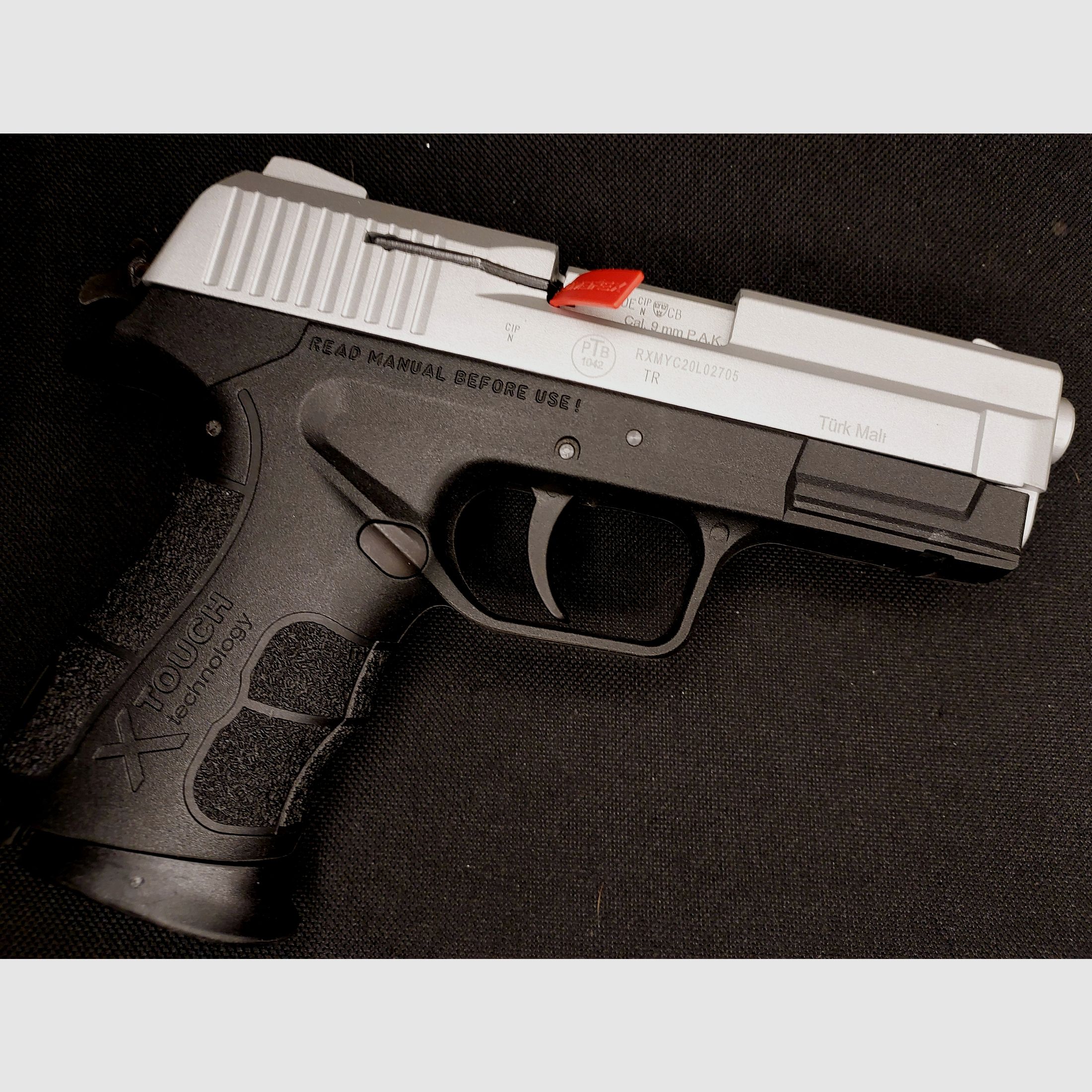 Retay X Treme pistolet de défense 9mm P.A.K. nickel (PTB 1042)