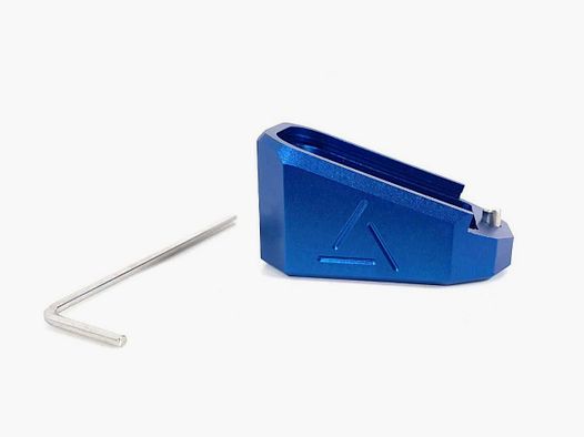 EXTENSION DE CHARGEUR ALU +3 BLEU POUR TP9 CANIK