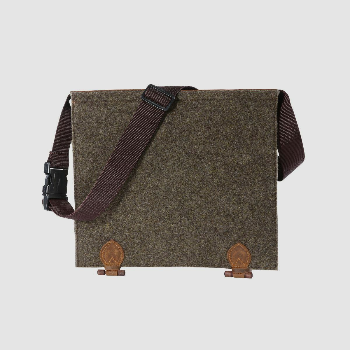 Fritzmann Ansitztasche Wollfilz mit Leder, Bild 2 von 2