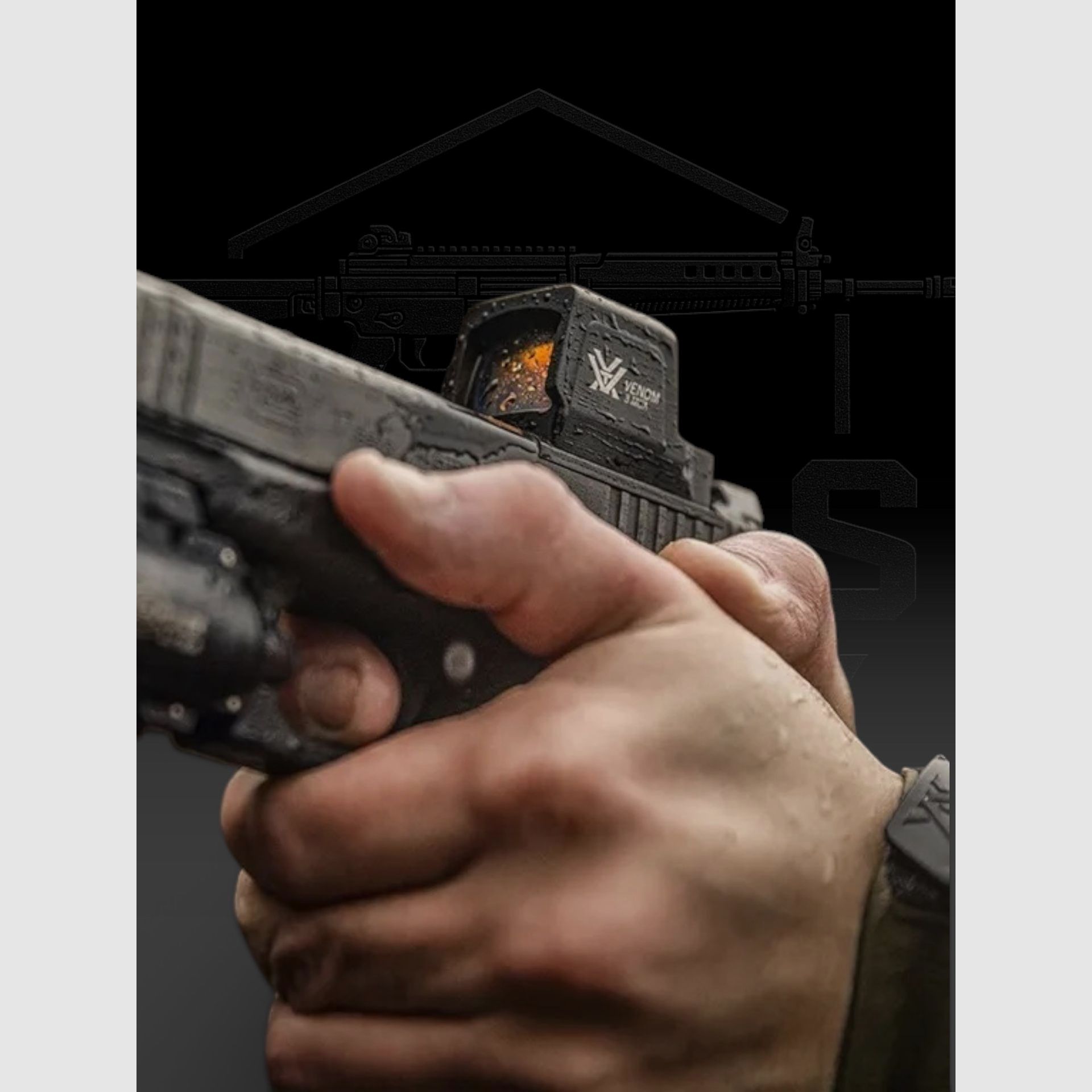 VORTEX OPTICS, Venom Enclosed Micro Red Dot 3 MOA - Noir, image 4 sur 5