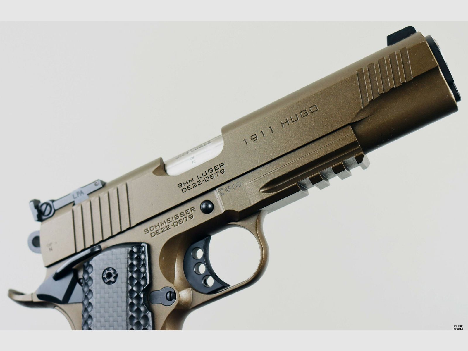 Pistolet Schmeisser mod. 1911 HUGO cal. 9×19 para n° de série DE22-0579, image 7 sur 13