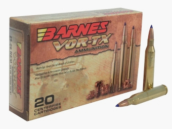 Barnes VOR-TX .25-06 Rem. 100GR Tipped TSX Boat Tail 20 Patronen