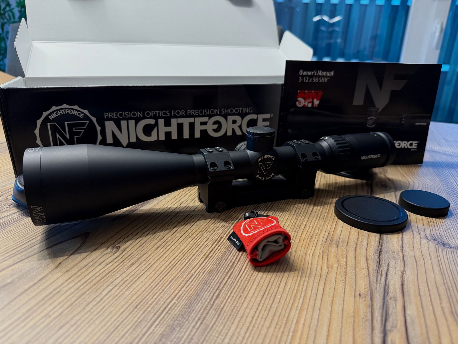 Nightforce SHV 3-12x56 telescopio NUEVO/EN SU EMBALAJE ORIGINAL