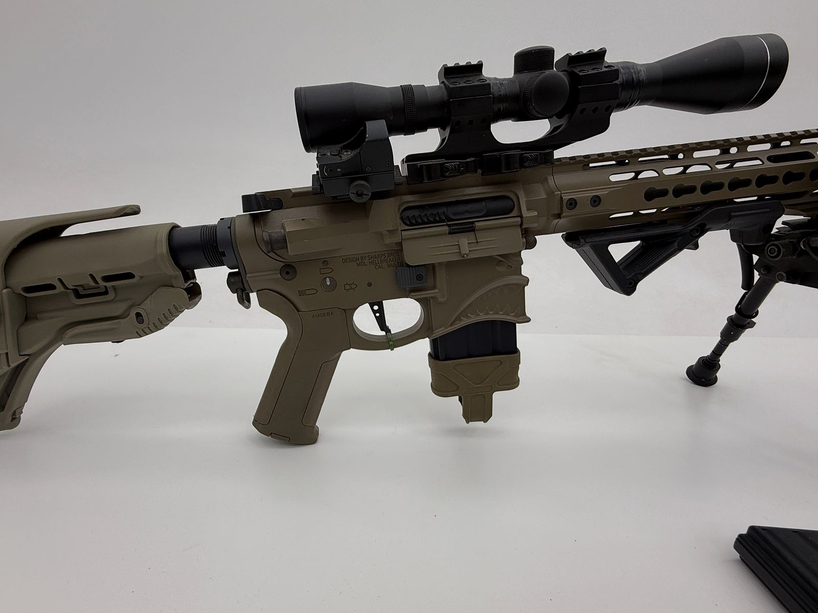 ARES Amoeba Spartan KeyMod Airsoft S-AEG – DMR-Optics – Prima proprietà