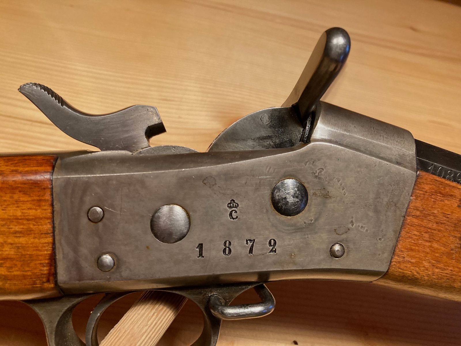 Schweden Rolling Block 8x58R Danish Krag 1872 Sammlermunition