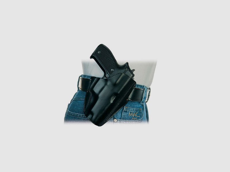 SICKINGER fondina in pelle per Colt 1911 A1 5'' SINISTRA 62418Li-FBI Lightning black