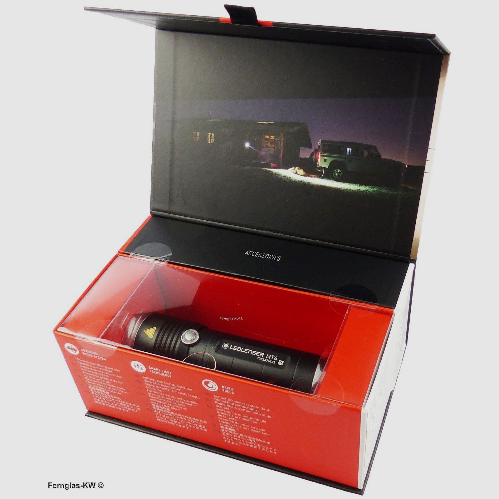 Ledlenser 500845 Zestaw prezentowy latarka LED MT6 moc świecenia 600 lumenów